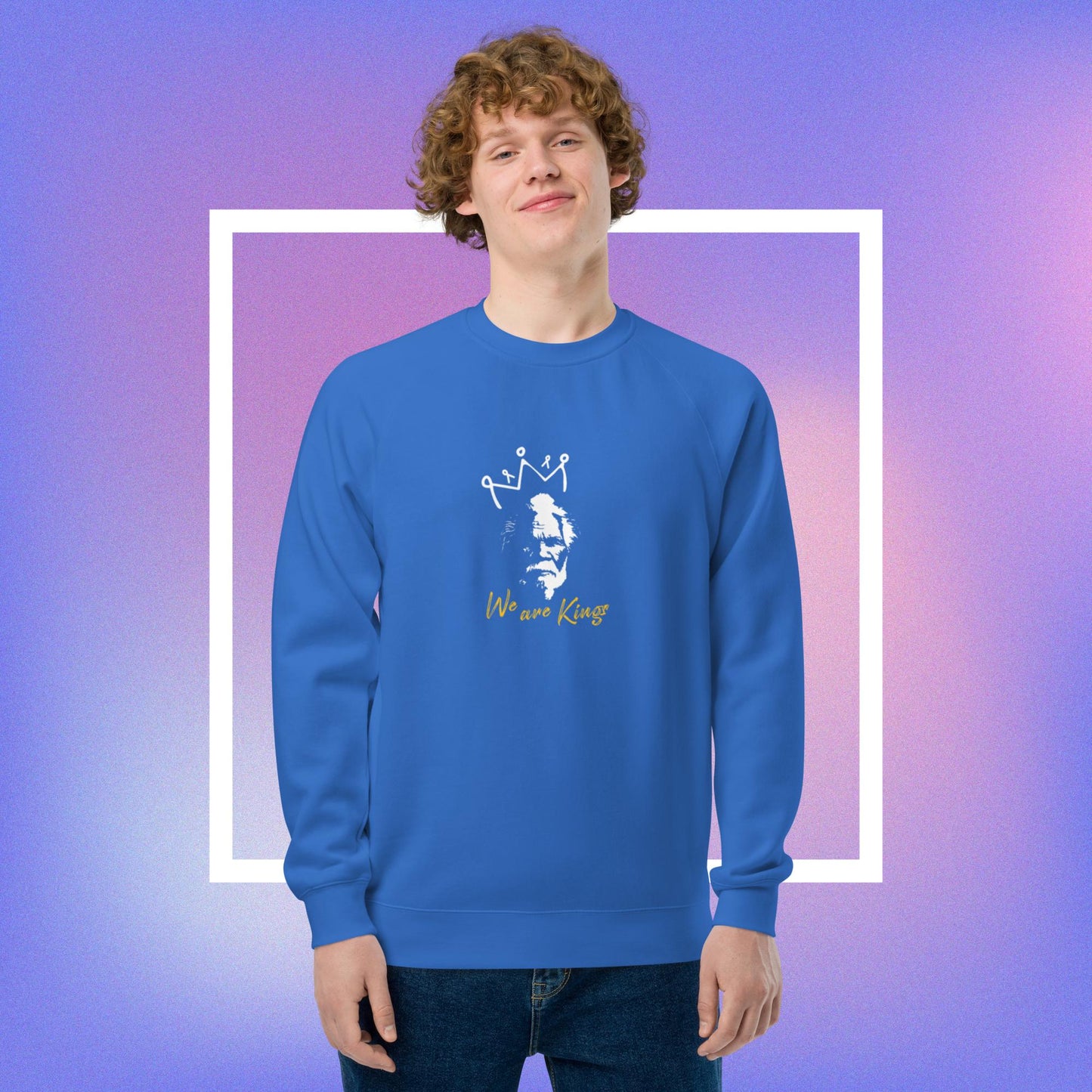 Unique raglan sweatshirt