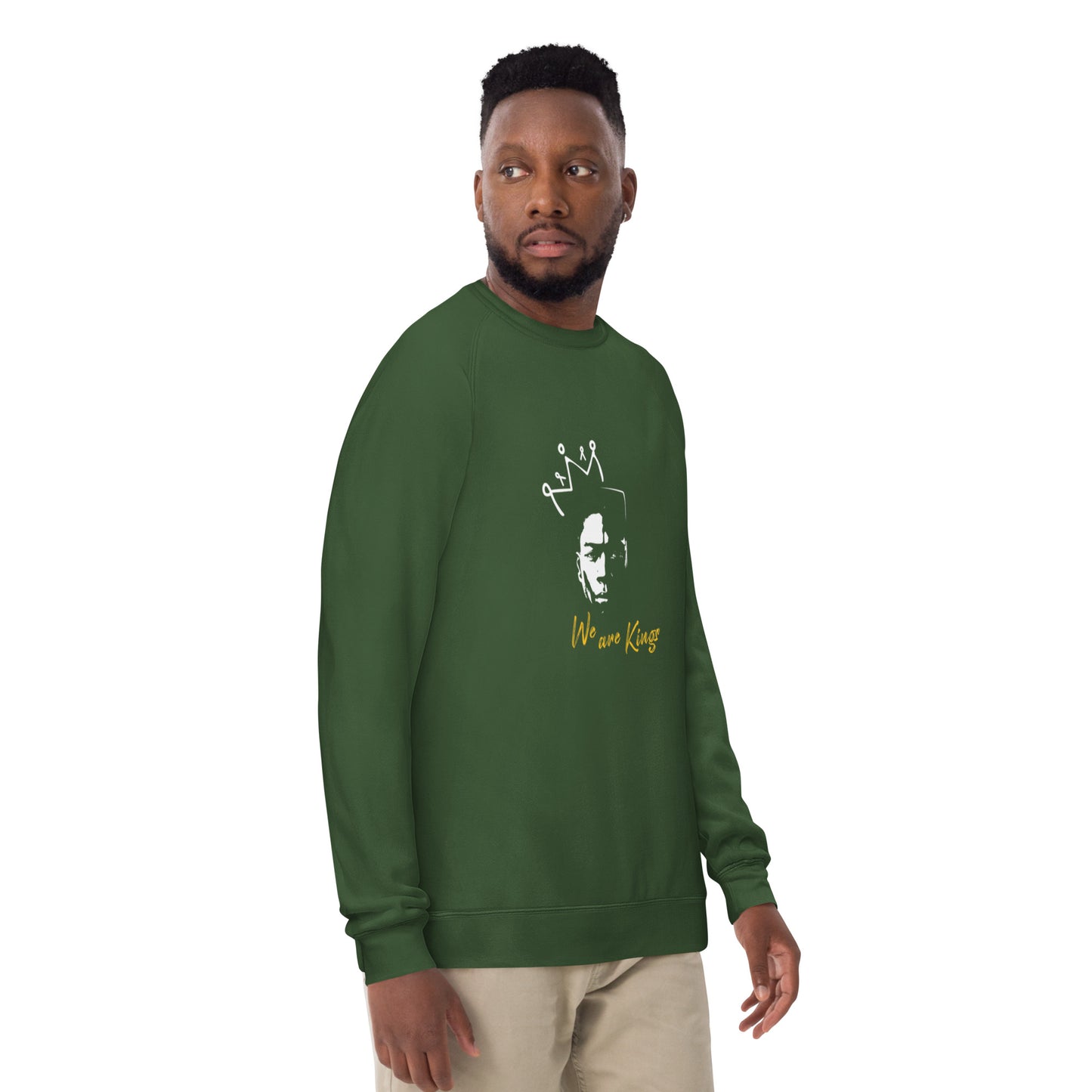 Unique raglan sweatshirt