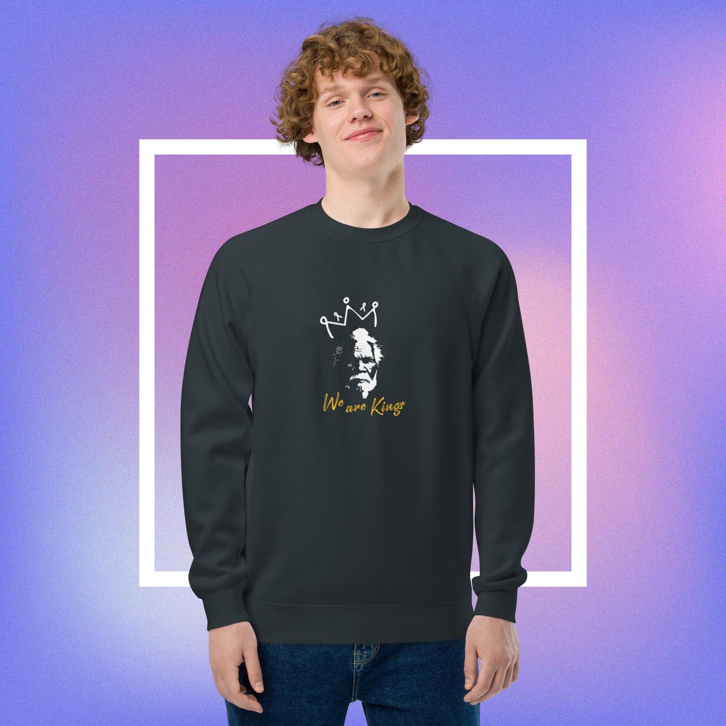 Unique raglan sweatshirt