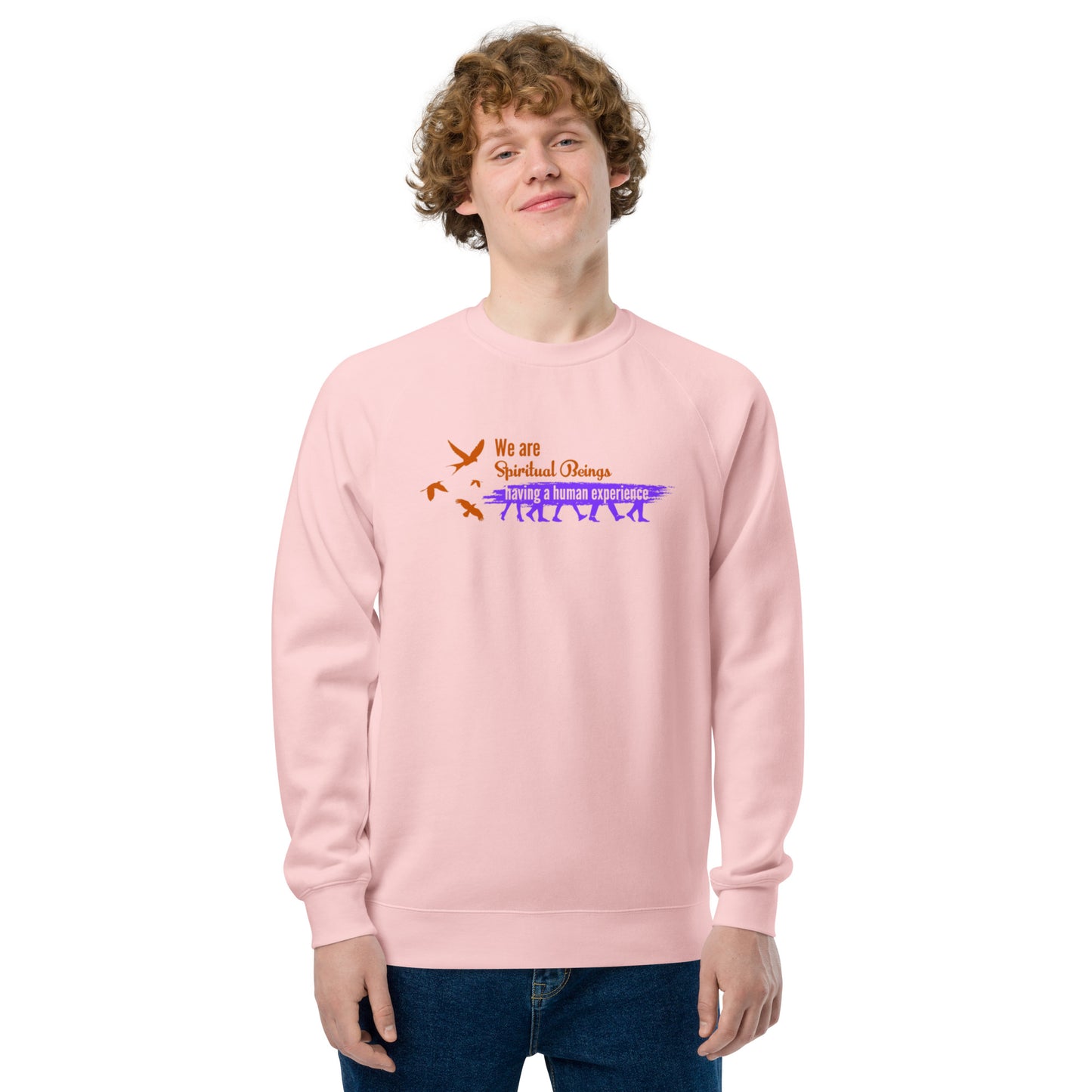 Unique raglan sweatshirt