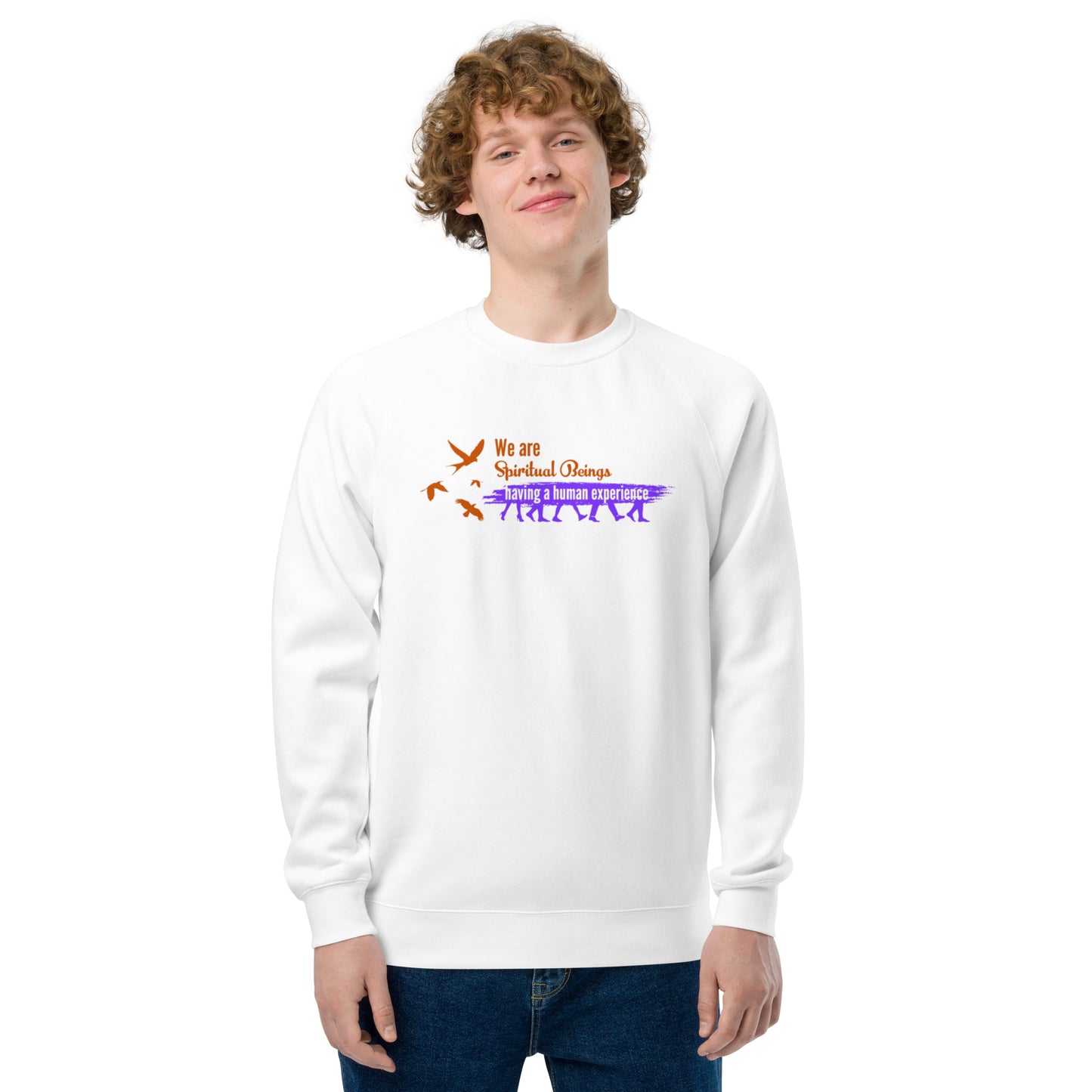 Unique raglan sweatshirt